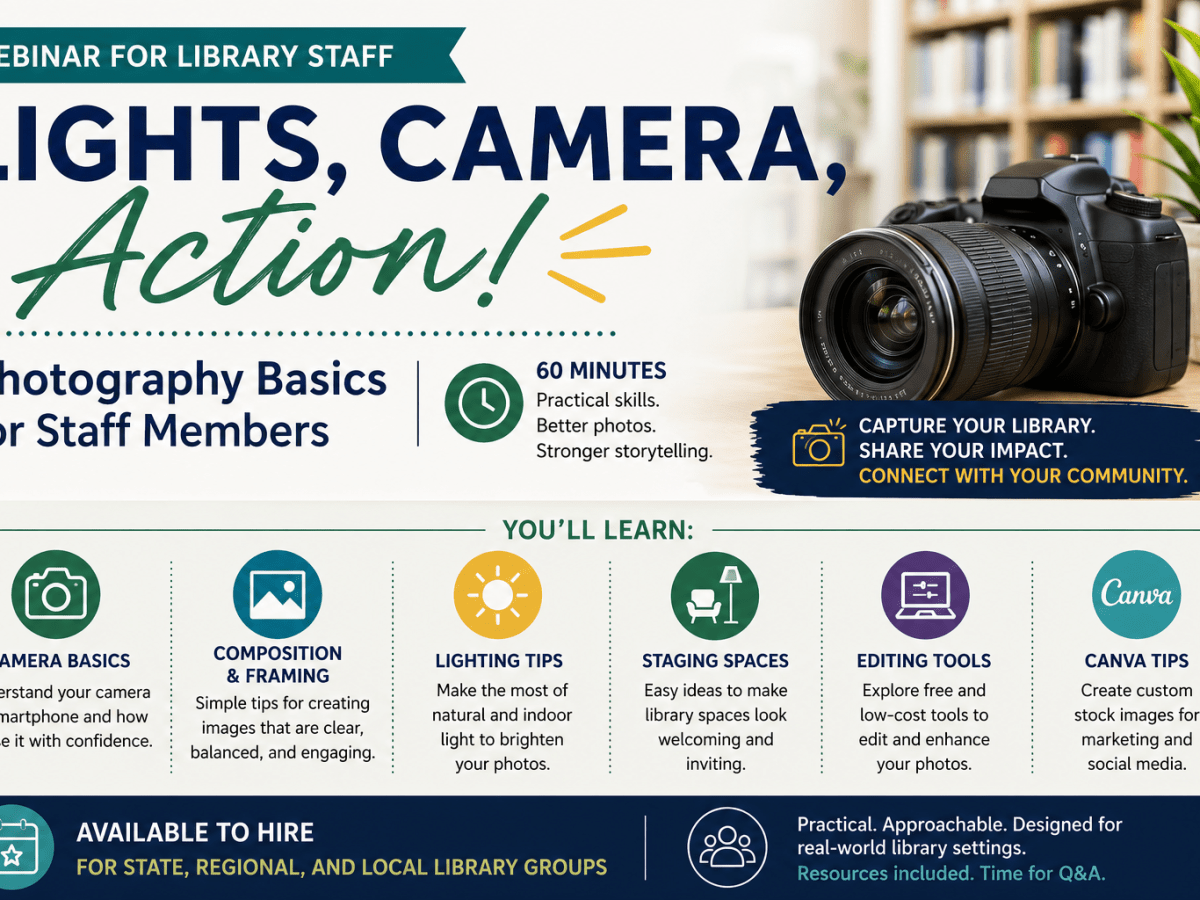 Lights, Camera, Action: Photography Basics for Library&nbsp;Staff